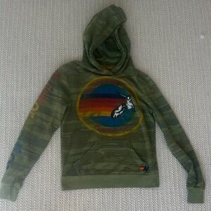 Aviator Nation Green Camo Hoodie